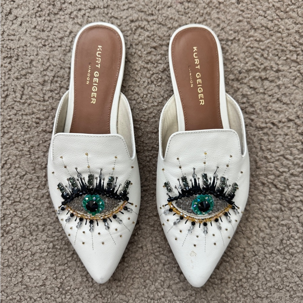 Kurt Geiger Olive Eye Mule - 42 (10/11W)